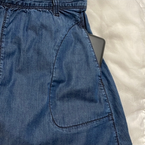 GAP 1969 Chambray Skirt Size 26/2 - Picture 3 of 8